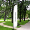 FEATHER FLAG L- PRINT SIZE 85X352 CM