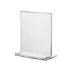 T-SHAPED CLEAR ACRILYC TABLETOP DISPLAY - FOR A5 SIZED PRINT