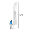 FEATHER FLAG XL - PRINT SIZE 90X485CM