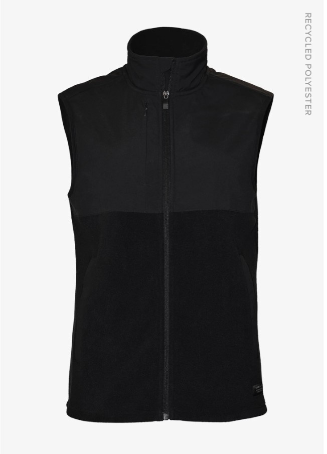 FASHIONABLE YOKE FLEECE VEST HIGHLAND UNISEX