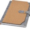 VIVIANA A5 RECYCLED FELT AND CORK NOTEBOOK