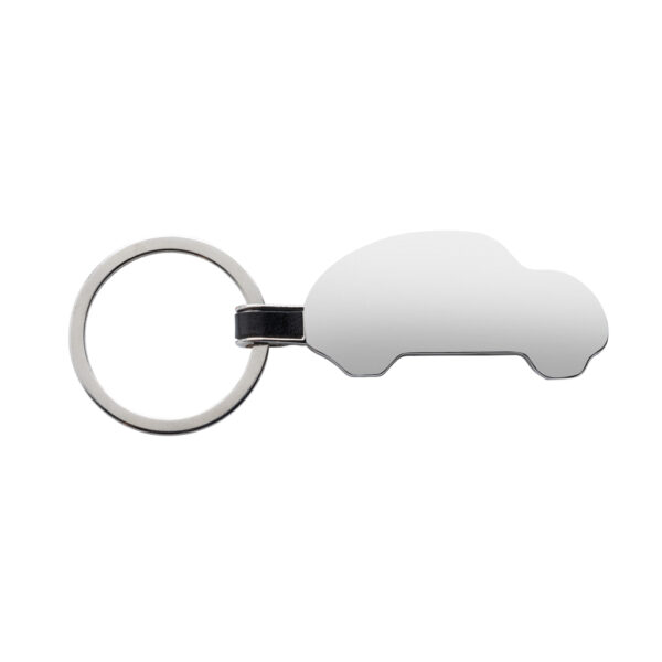 RCS recycled zinc alloy car keyring