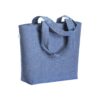 RECYCLED COTTON SHOPPER WITH GUSSET AT BASE POSITANO