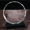 FACETED EDGE TROPHY NJ493