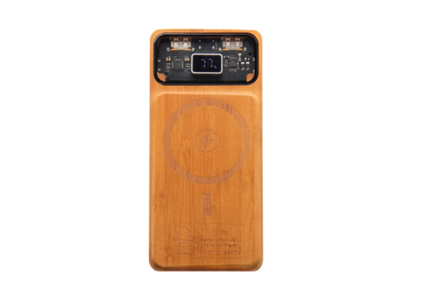 SCX.DESIGN P48 10.000 MAH MAGNETIC 15W WOODEN POWER BANK