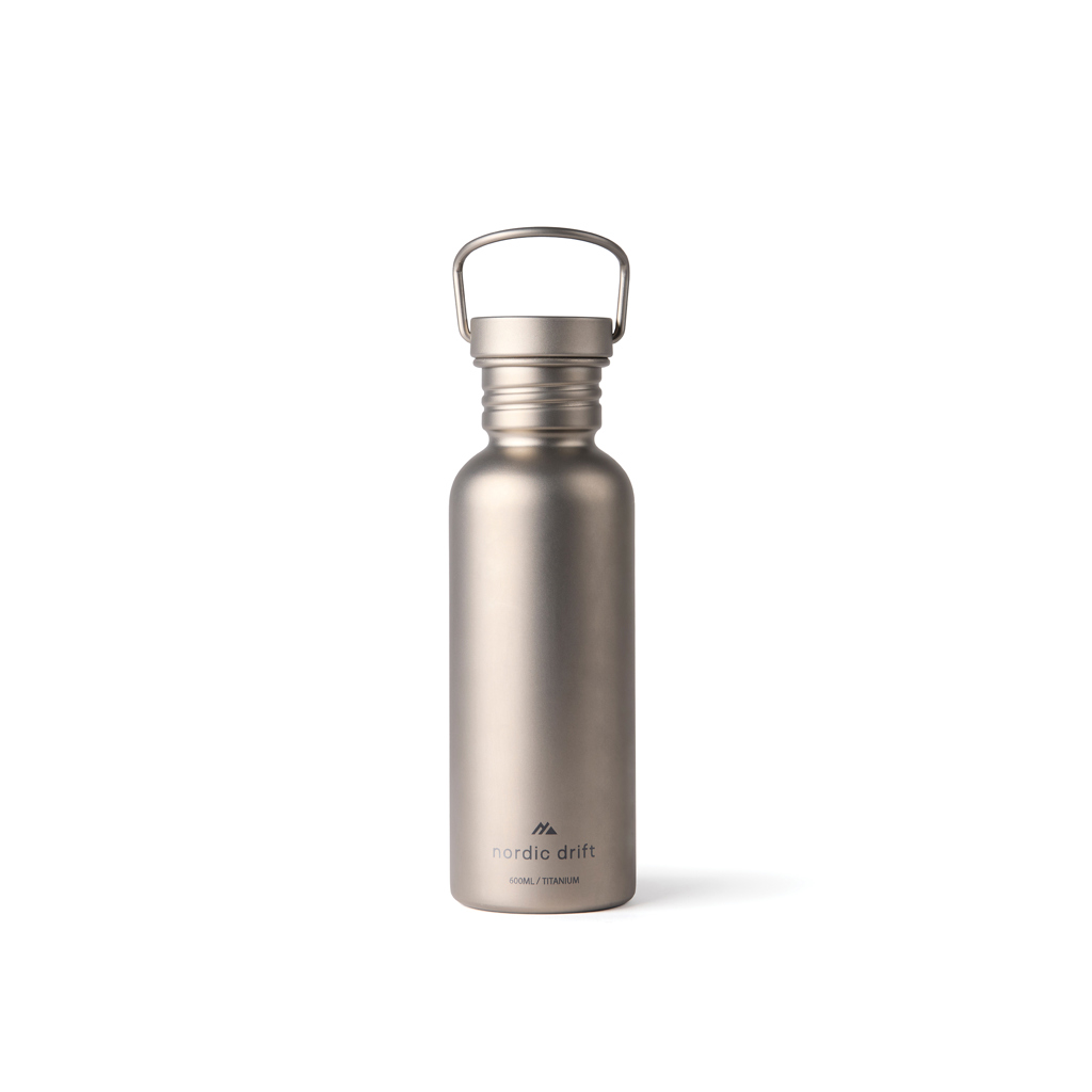 Nordic Drift Trail Ultra Light Titanium 600ml Water Bottle