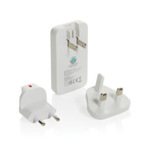 Fluxo RCS 65W flat GAN charger with universal connectors