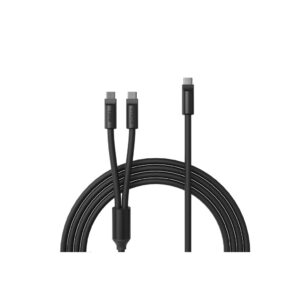 VINGA Baltimore silicone multi charging cable (C+2C)